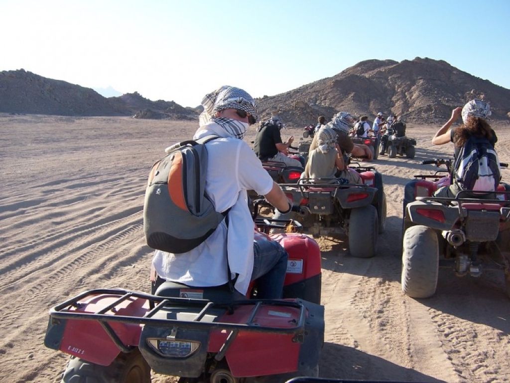 Morning Desert Safari Trip By Quad Bike from Marsa Alam