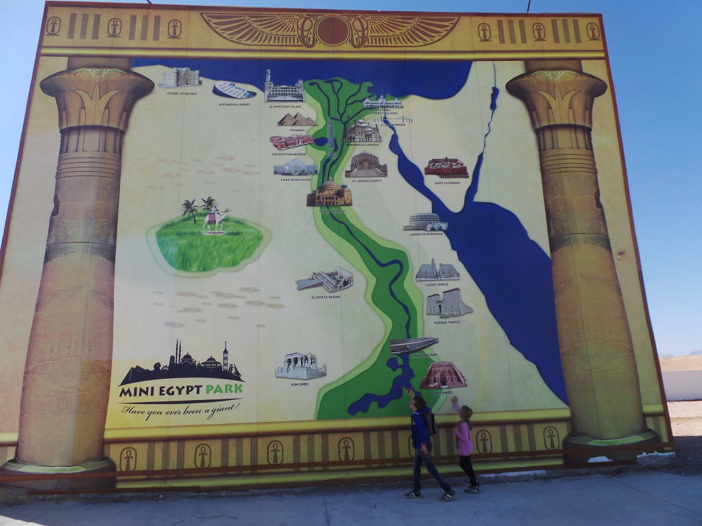 Mini Egypt Park Guided Tour from Hurgada